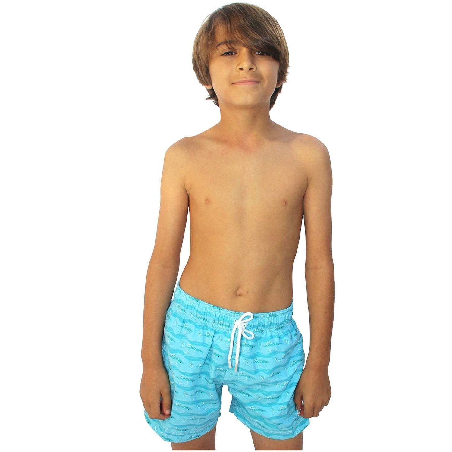 boys in swim shorts