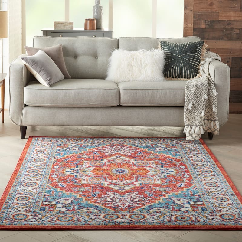 Nourison Passion Persian Garden Medallion Area Rug