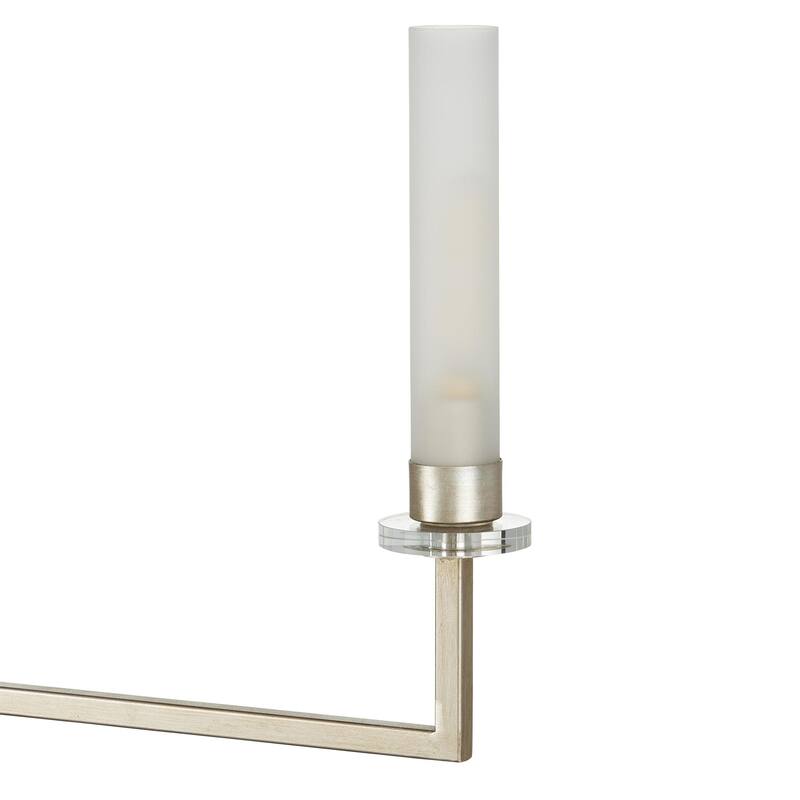 Currey & Company Courante Silver Chandelier - 25.5"h x 44.75"w x 15"d