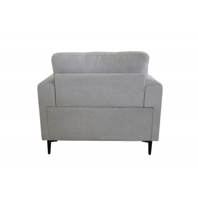 Linen Arm Chair with Cushion Back for Extra Comfort and Support - 41"L x 35"D x 35"H