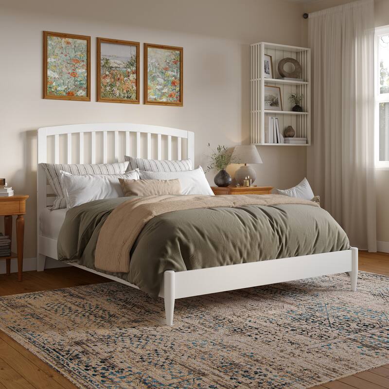 Quincy Solid Wood Low Profile Platform Bed