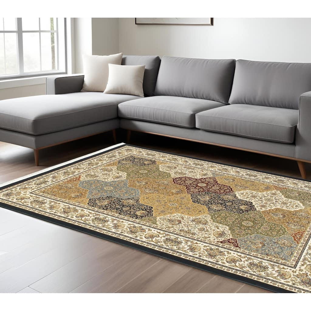 HomeRootsOriental Traditional Rectangle Area Rug