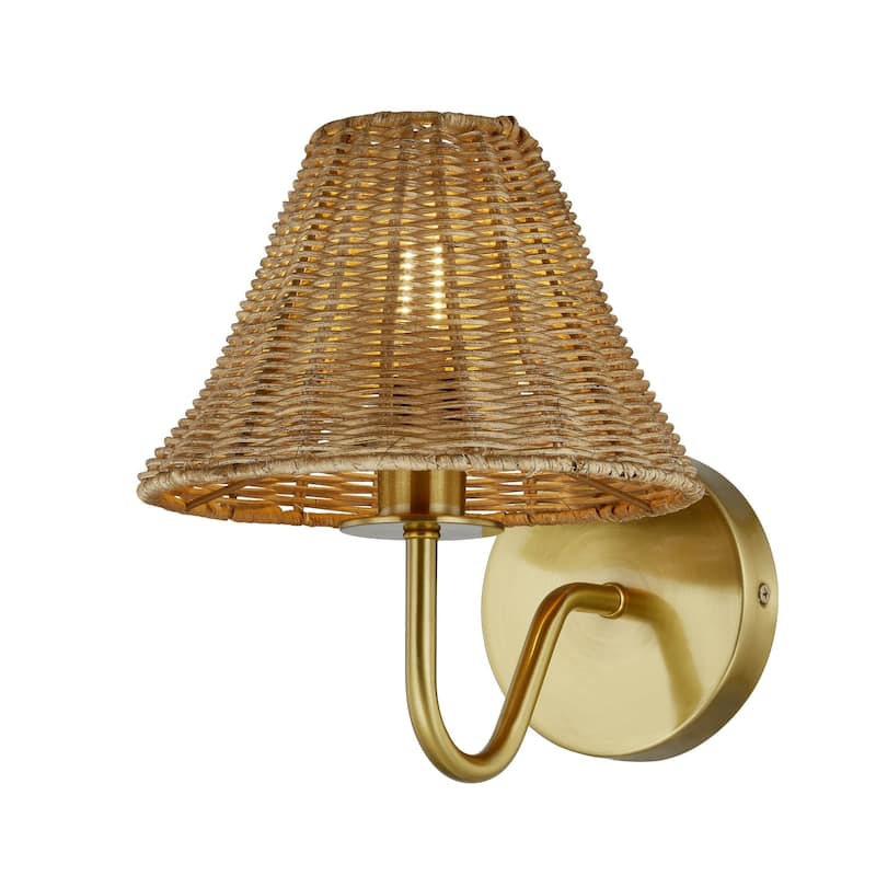 Finn Metal Wall Sconce, Natural