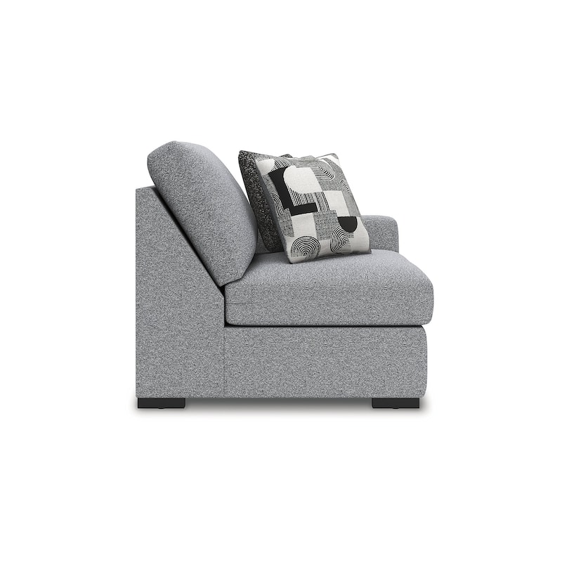 Signature Design by Ashley Bealton Gray 2-Piece Sectional - 100" W x 44" D x 41" H