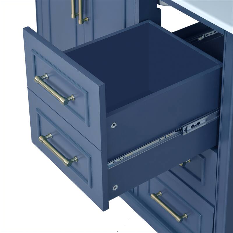 36" Traditional Bathroom Vanity with Ceramics Sink