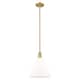Option Brushed Brass / Matte White