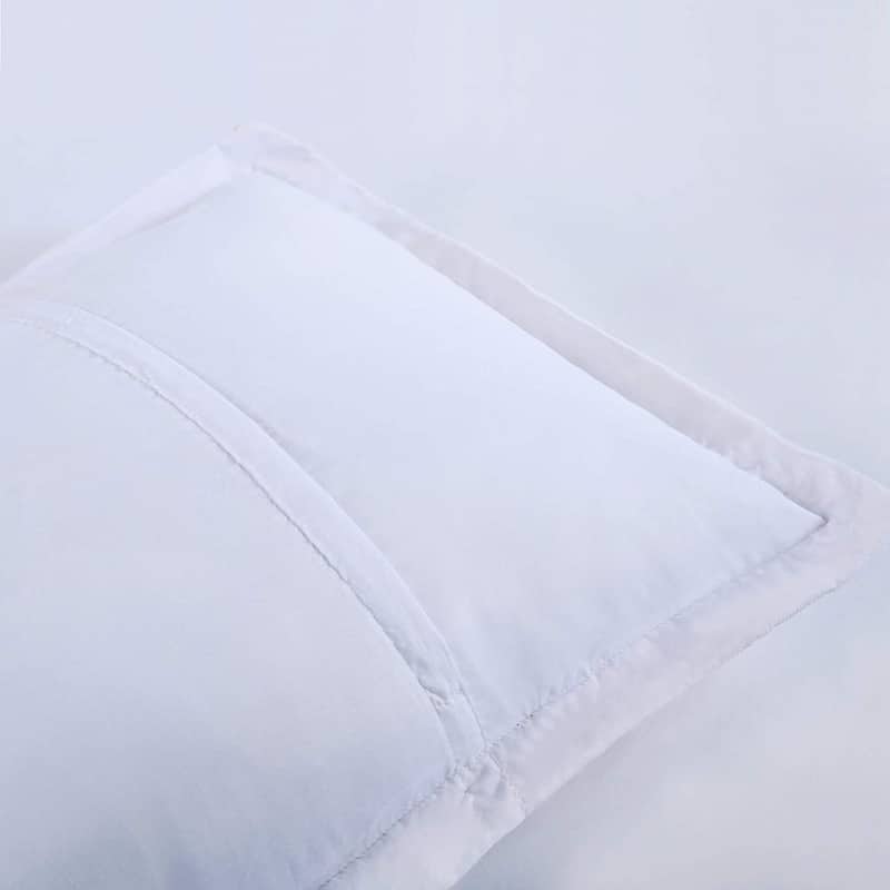 MarCielo 2 Pack Pillow Shams Throw Pillow Covers Euro Sham Embroidery