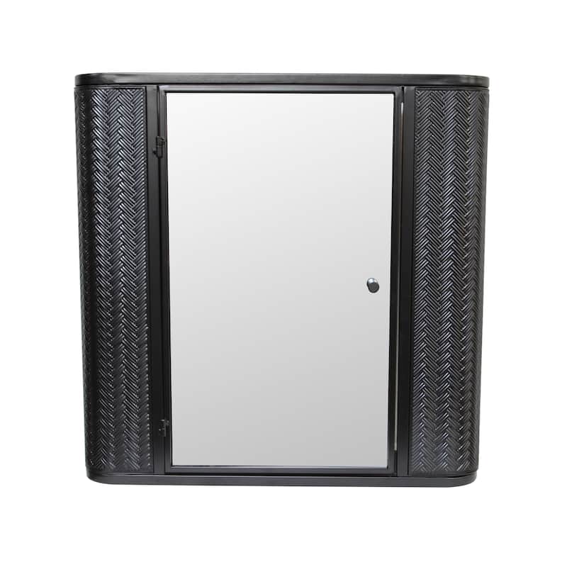 Wall Mounted Bathroom Cabinet with Mirror and Metal Framed