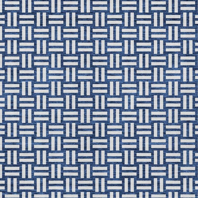 HomeRoots Geometric Transitional Rectangle Outdoor Rug