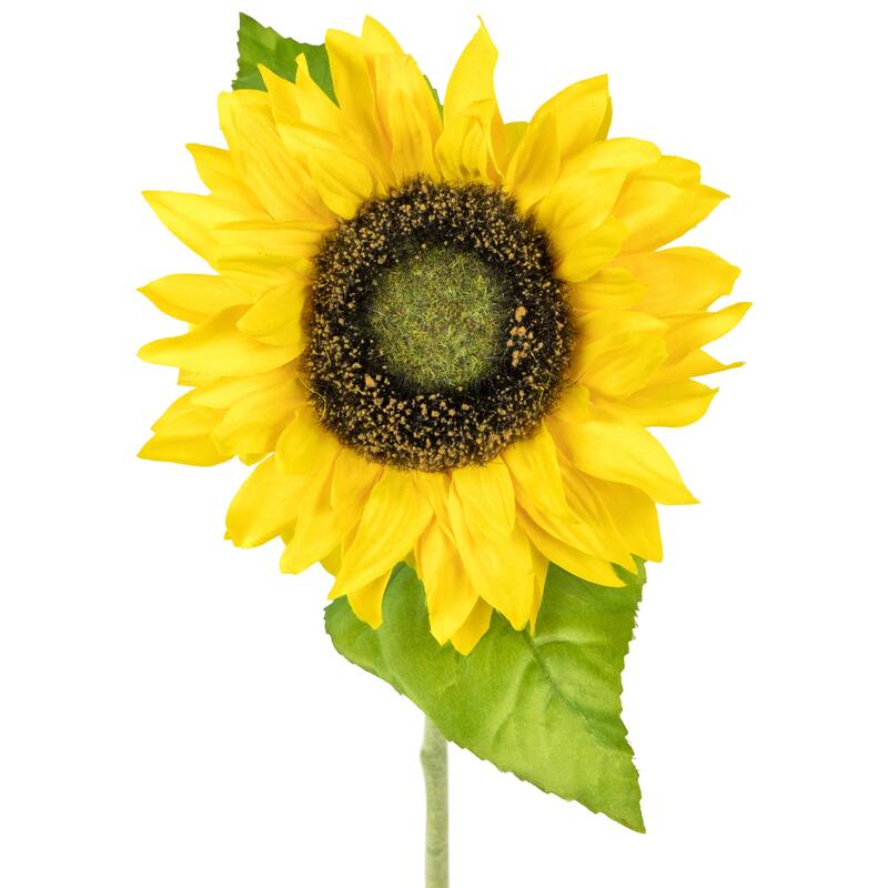Sunflower Artificial Floral Stem Spray - 25" - Yellow