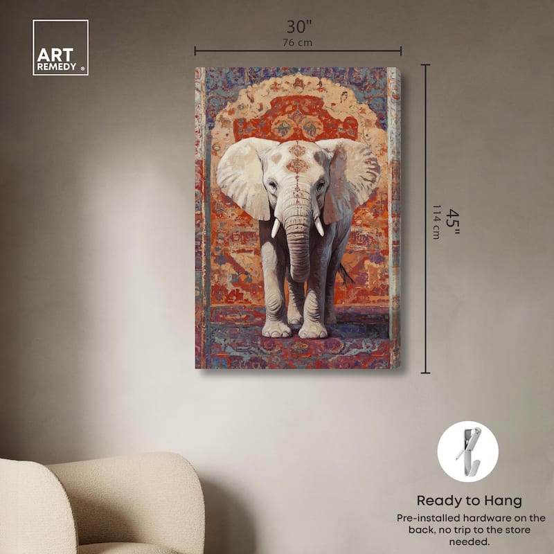 Elephant Archway Canvas by Art Remedy, Gallery Wrapped