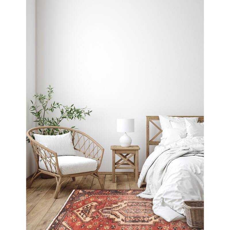 ECARPETGALLERY Hand-knotted Antalya Vintage Red Wool Rug - 3'9 x 6'0