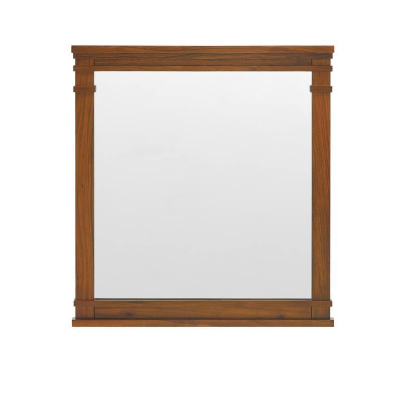 Frank Lloyd Wright USONIA® Harmony 28-inch Wood Mirror