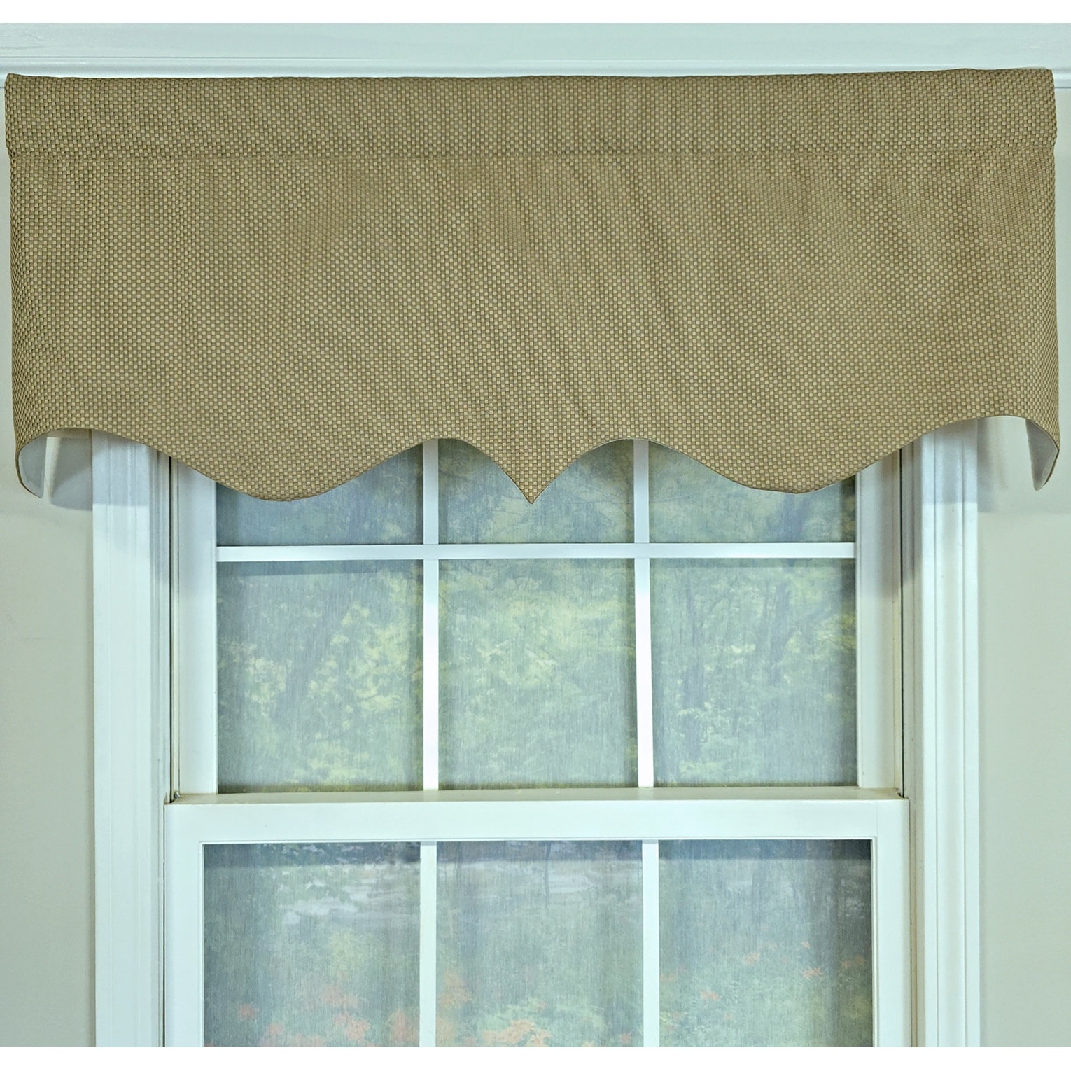 RLF Home Basket Weave Regal Valance