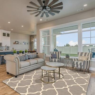 Hand-Tufted Trio Geo Rug Collection