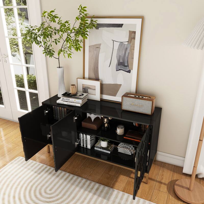 3 Door Accent Cabinet