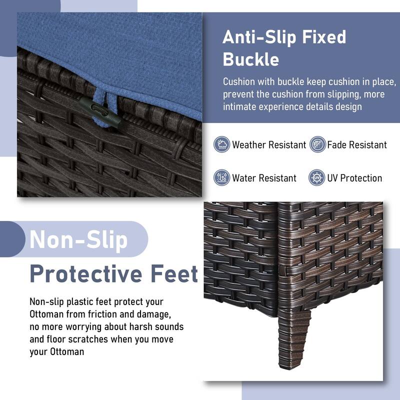 Fire Pit Table with Patio Glider Chairs Ottomans