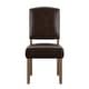 preview thumbnail 18 of 28, Benchwright Upholstered Dining Chairs (Set of 2) by iNSPIRE Q Artisan