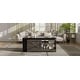 preview thumbnail 9 of 10, Farmhouse Lift Top Coffee Table With Barn Doors, Wood Rectangle Center Table, With Large Hidden Storage Space