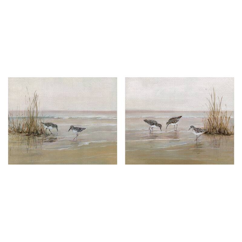 Early Risers I & II by Sally Swatland Canvas Art Prints