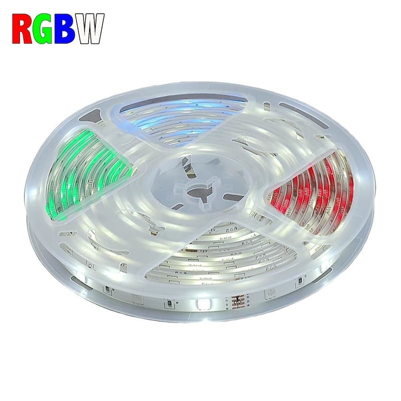 Novelty Lights Color RGBWW Tape Light Kit w/Remote and Accessories - RGBW