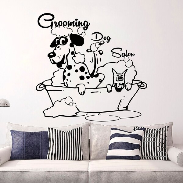 Dog grooming hot sale wall decals