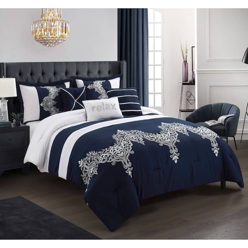 Nanshing Kingdom Embroidered 6-Piece Comforter Set