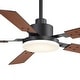 preview thumbnail 55 of 193, 42/48/52/56/60/65-IN LED Ceiling Fan with Light Kit and Remote(5/6/7/8-Blade)
