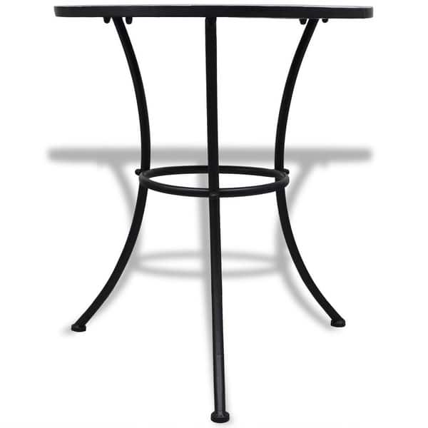 Shop Vidaxl Mosaic Table 23 6 Blue And White Overstock 27733539