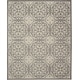 preview thumbnail 43 of 129, Nourison Jane Floral Medallion Indoor only Area Rug 7' x 10' - Ivory/Grey