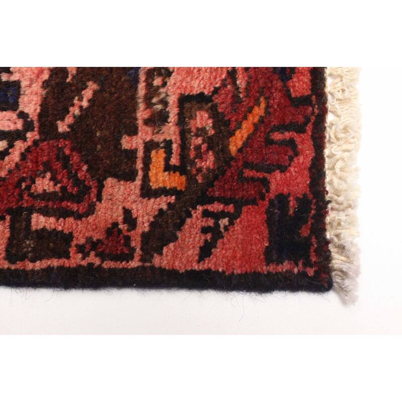 ECARPETGALLERY Hand-knotted Andelz Dark Red Wool Rug - 3'3 x 6'10