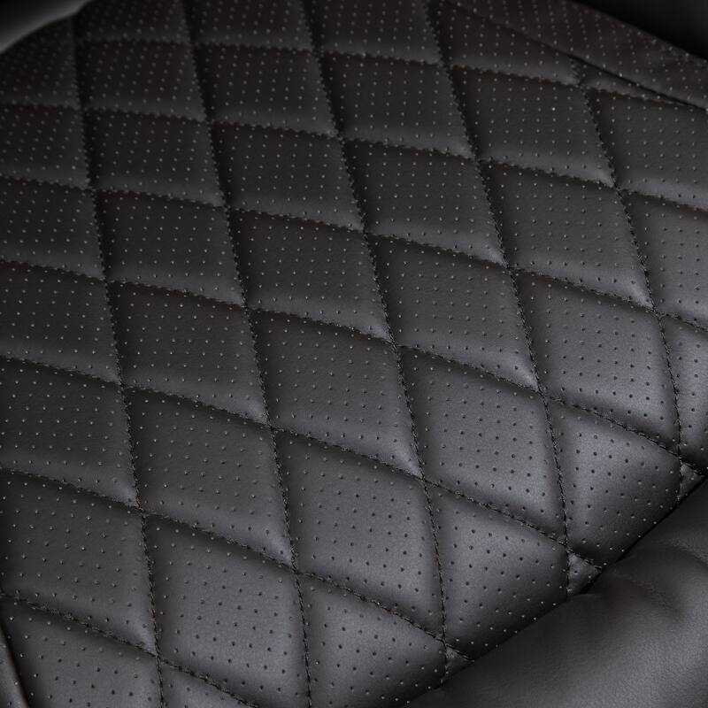 Adjustable Height Leather Upholstered Office Desk Chair Gaming Chair, Swivel Chair Computer Task Chair with Wheels