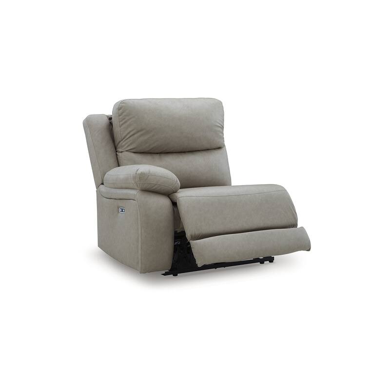 Signature Design by Ashley Brannigan Gray 2-Piece Reclining Loveseat - 80" W x 41" D x 42" H
