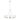 Aenon 6-Light Chandelier in Pewter with Hammered Water Glass - 6 Light Chandelier