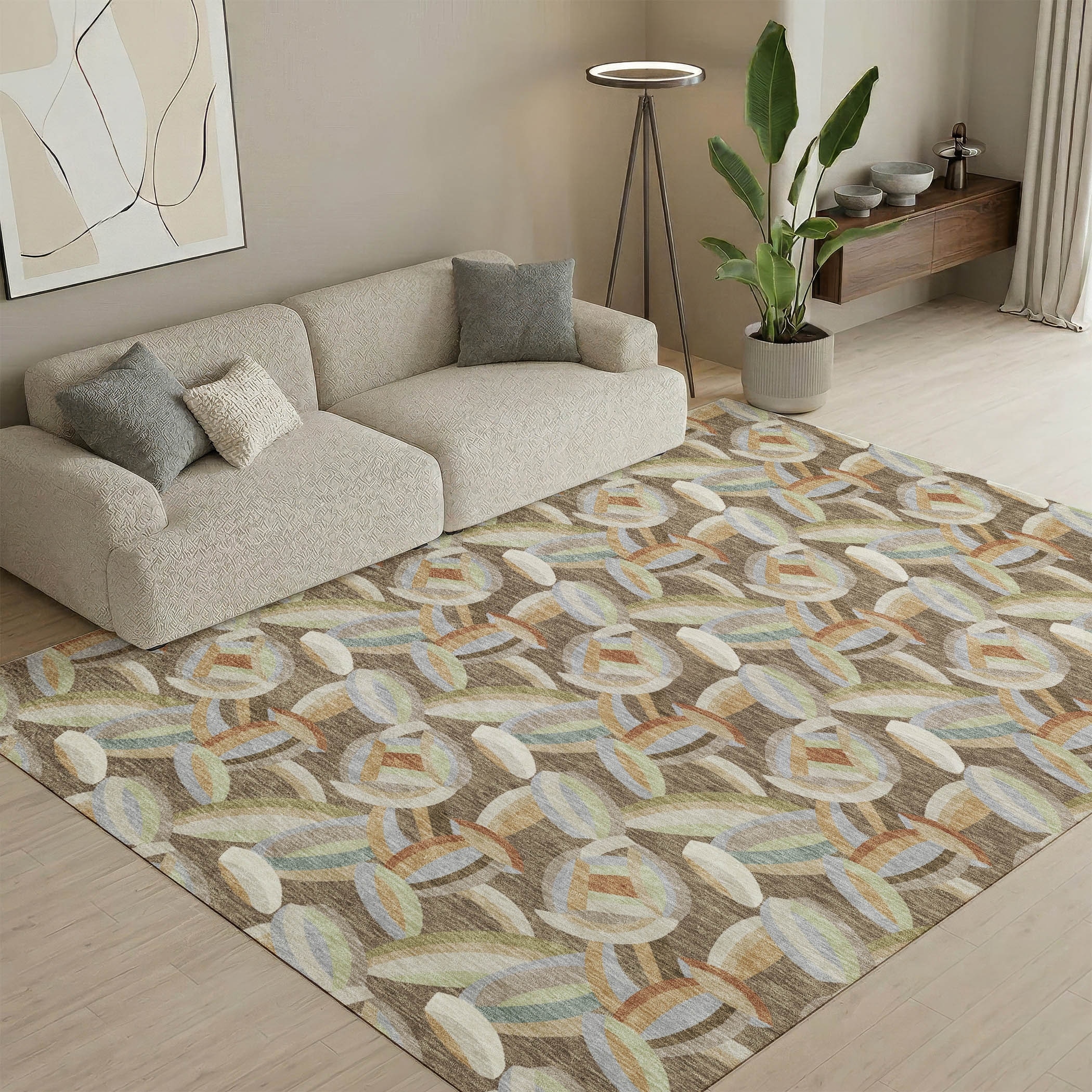 Premium Washable Super Soft Abstract Akeny Mayfield Rug