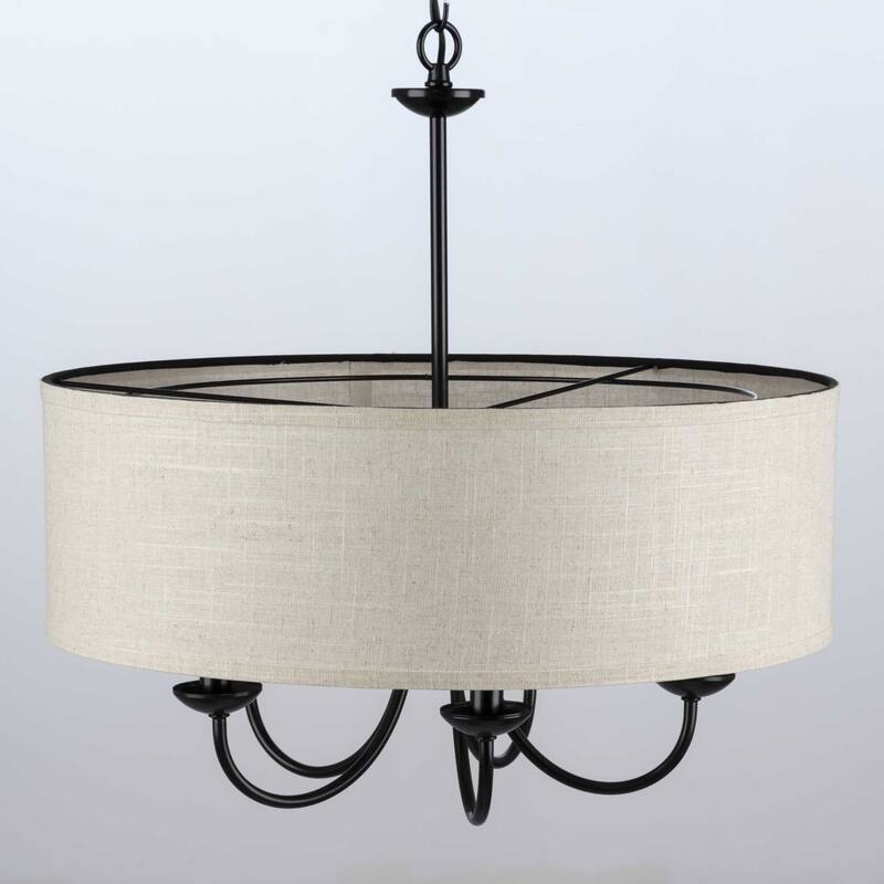 Progress Lighting 5 Light 22" Wide Drum Chandelier