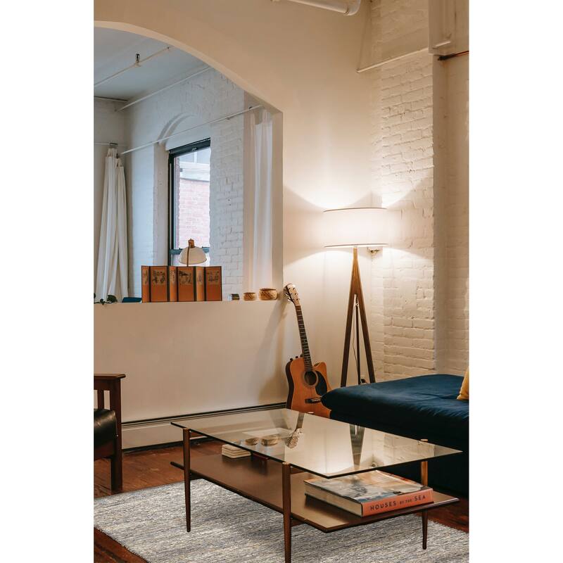 ECARPETGALLERY Braid weave Sienna Cream Wool Rug - 5'0 x 7'10