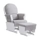 preview thumbnail 4 of 7, Oxford Baby Essential Wooden Glider Grey