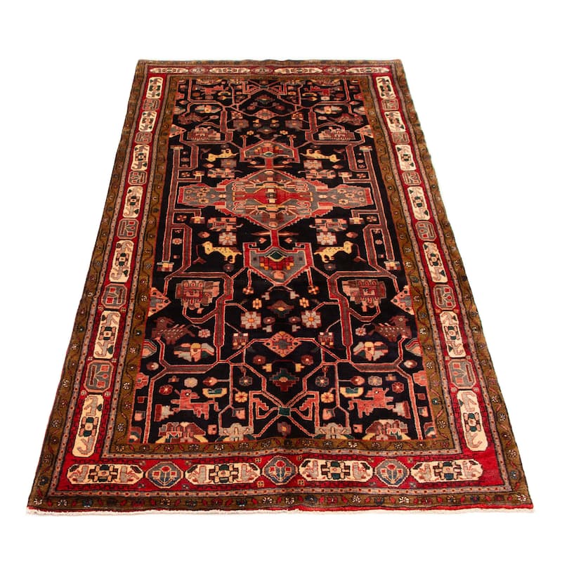 Anatolian Vintage Navy Rug 5'10" x 12'0" - 5'10 x 12'0