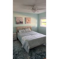 Royal Court Water #39 s Edge 4 piece Coastal Comforter Set On Sale Bed