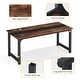preview thumbnail 9 of 9, 70.8 Inches L-Shaped Executive Desk with Drawer and File Cabinet