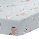 preview thumbnail 1 of 3, Bedtime Originals Farmyard Friends Sage Green Baby Nursery Fitted Crib Sheet