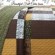 preview thumbnail 6 of 5, Cozy Line Andy Patchwork 3 Piece Reversible Cotton Quilt Bedding Set