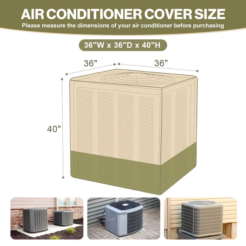 Aoodor Heavy Duty Air Conditioner Cover
