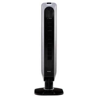 Pelonis Quiet Oscillating Modern Tower Fan With Low Noise Level, Glossy Black VM