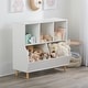 preview thumbnail 3 of 12, Badger Basket 5-Bin Storage Cubby with Feet - 35.5" x 15.75" x 33.5" White
