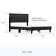 preview thumbnail 29 of 46, Brookside Mabel Shiplap Platform Bed Frame with Headboard