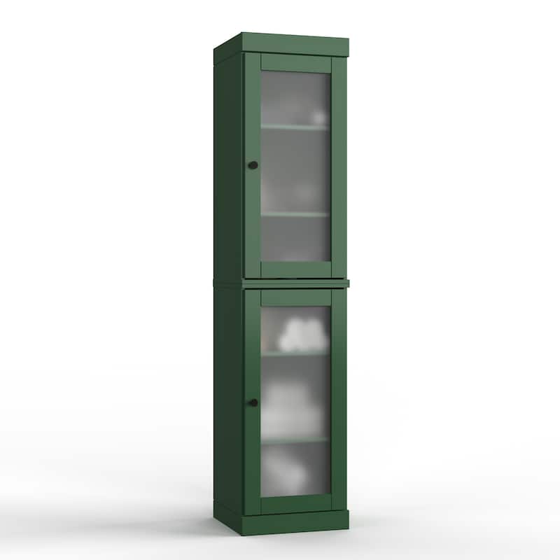100% Solid Wood 16.5" Bathroom Cabinet with Optional Doors by Palace Imports