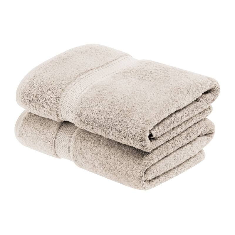 Superior Egyptian Cotton Pile Heavyweight Bath Towel Set of 2