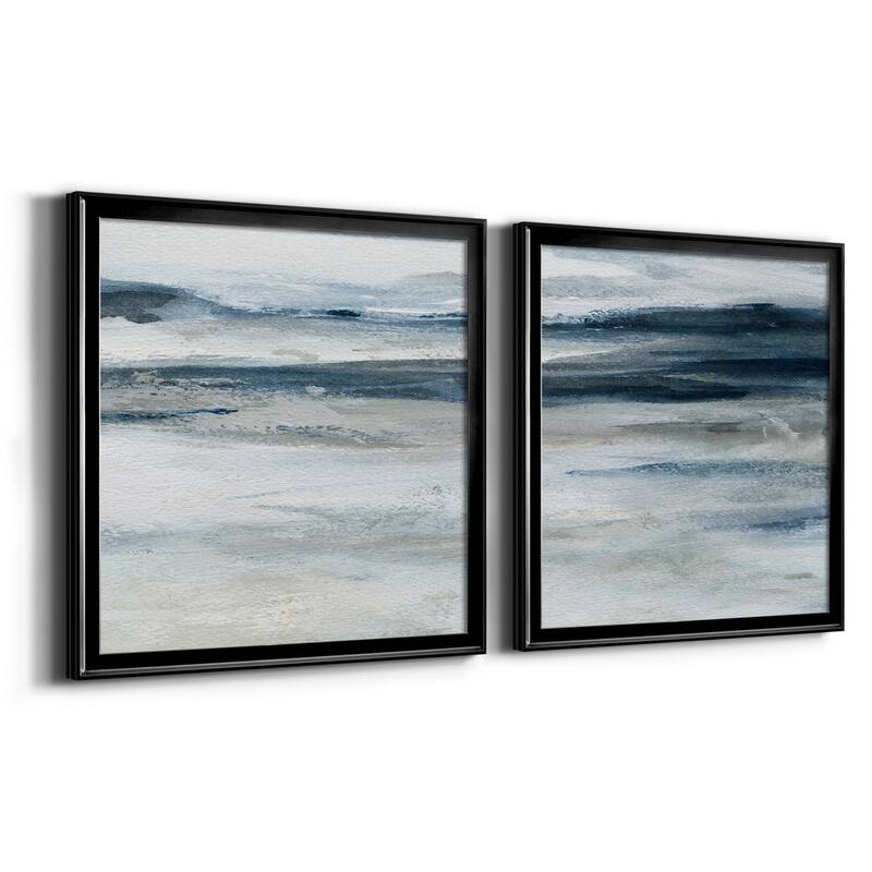Ocean Currents II-Premium Framed Canvas - Ready to Hang - Multi-Color